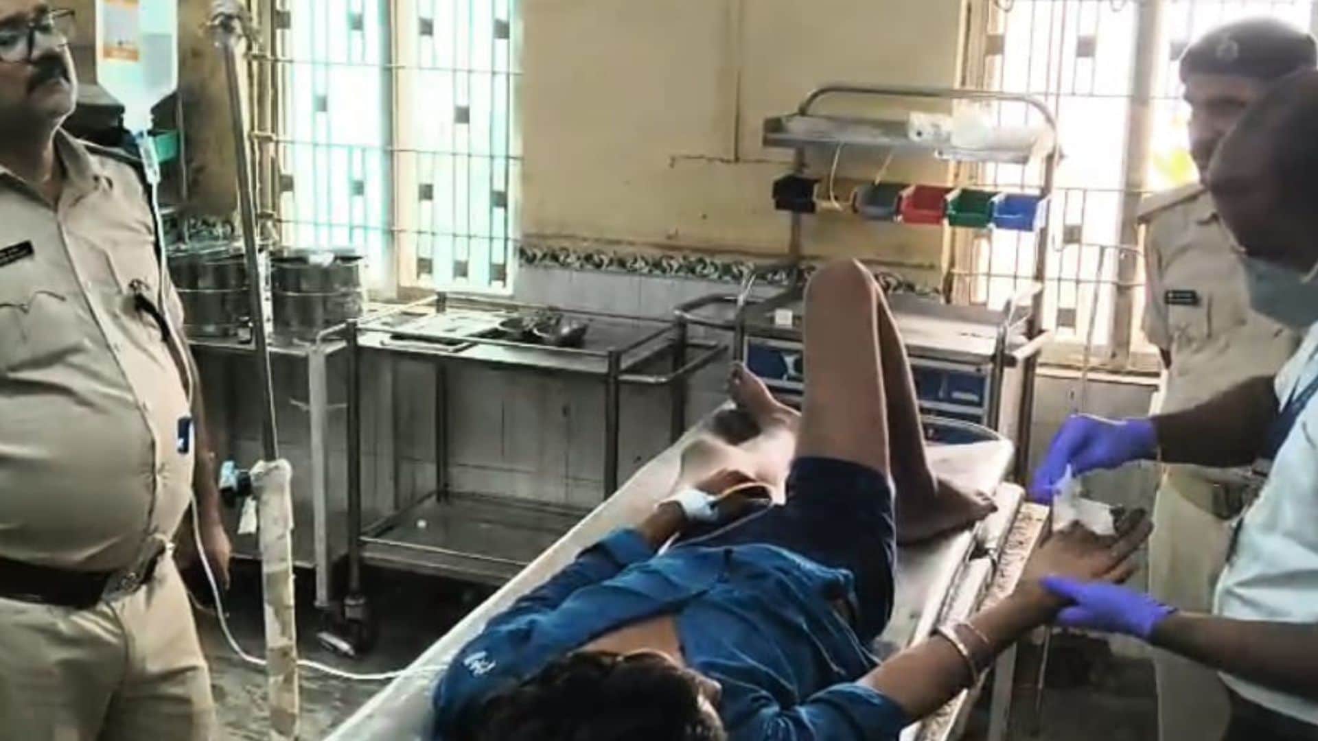 घायल छात्र