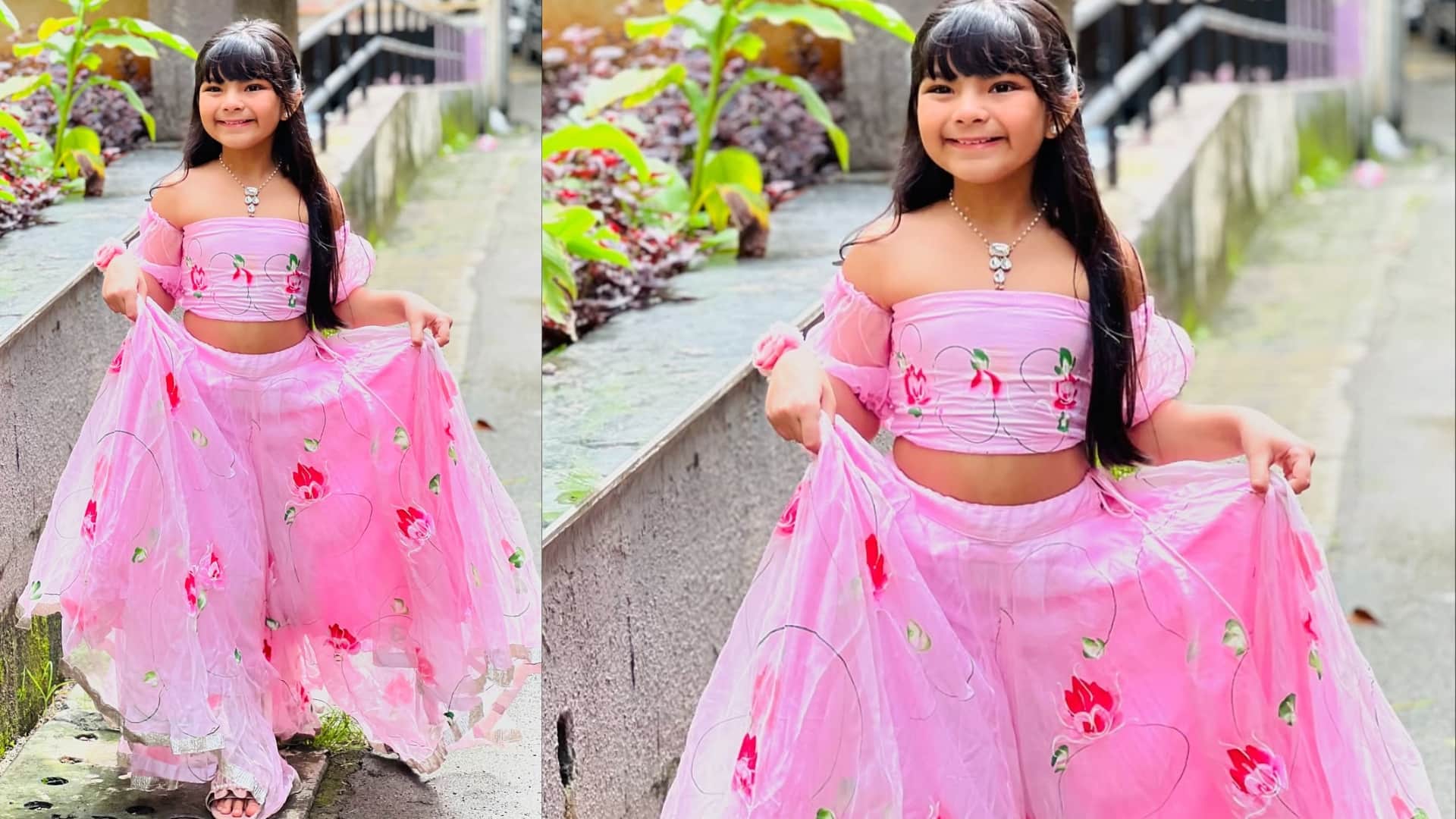 shardiya navratri 2025 kanya pujan dress ideas for baby girls