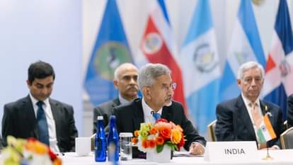 न्यूयॉर्क में जी20 विदेश मंत्रियों की बैठक में बोलते डॉ. एस. जयशंकर