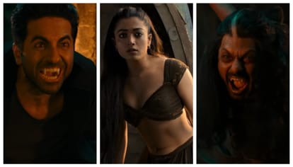 thamma trailer released ayushmann rashmika nawazuddin horror comedy universe