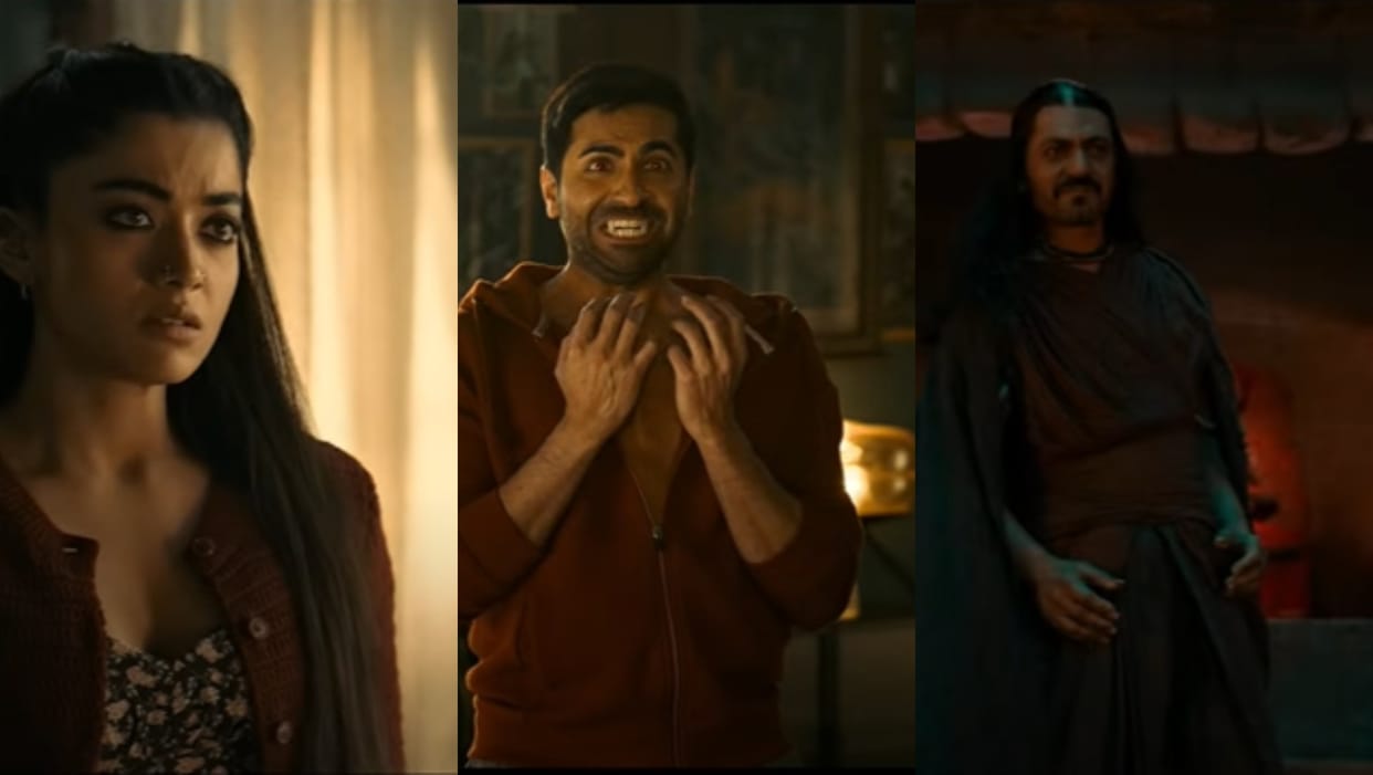 Thamma Trailer Reaction Ayushmann Khurrana rashmika mandana nawazuddin