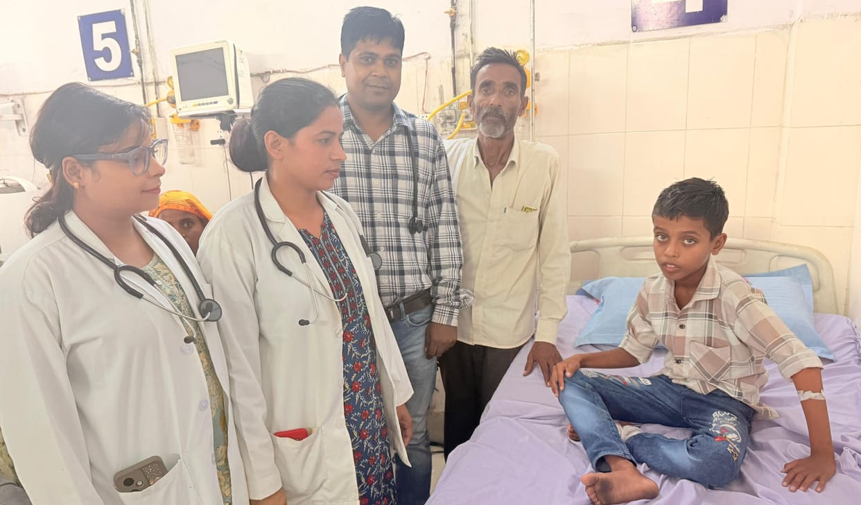 45 units of anti-snake venom was given to save life of child after snake bite