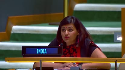 Exercising right of reply of India on Pakistan PM Shehbaz Sharif's speech in un