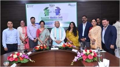 एसएसजे पहल की शुरुआत करते केंद्रीय मंत्री मनोहर लाल खट्टर।