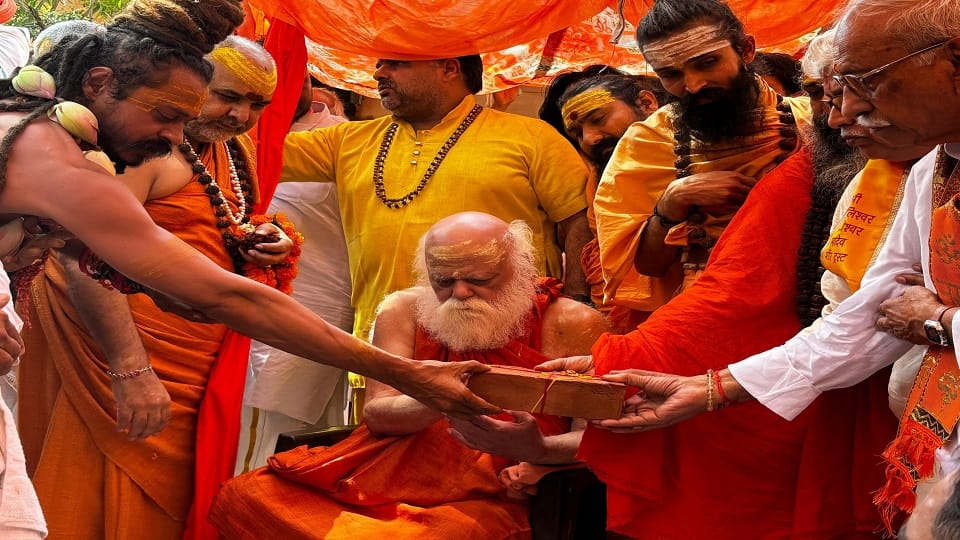 Bhoomi Pujan for the renovation of Kumareshwar Temple