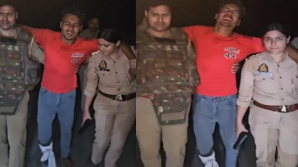 Baghpat: 25,000 Rewarded Cow Smuggler Injured in Encounter with Mission Shakti Team, Arms and Bike Seized
