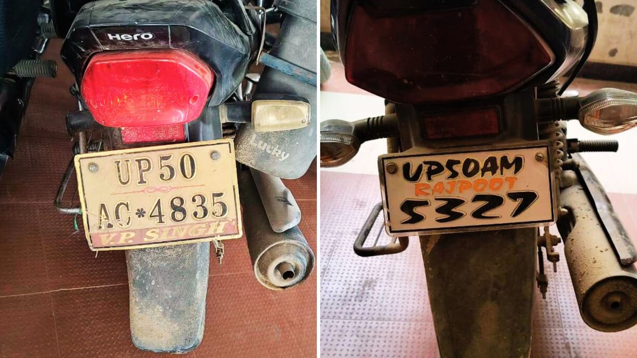Caste dominates vehicle number plates, driving vehicles with impunity