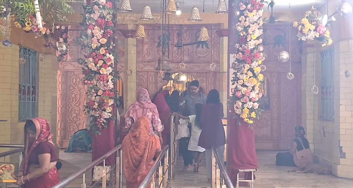 Muzaffarpur Bihar news : navratra festival fifth day devotee ingage in maa skand mata worship today