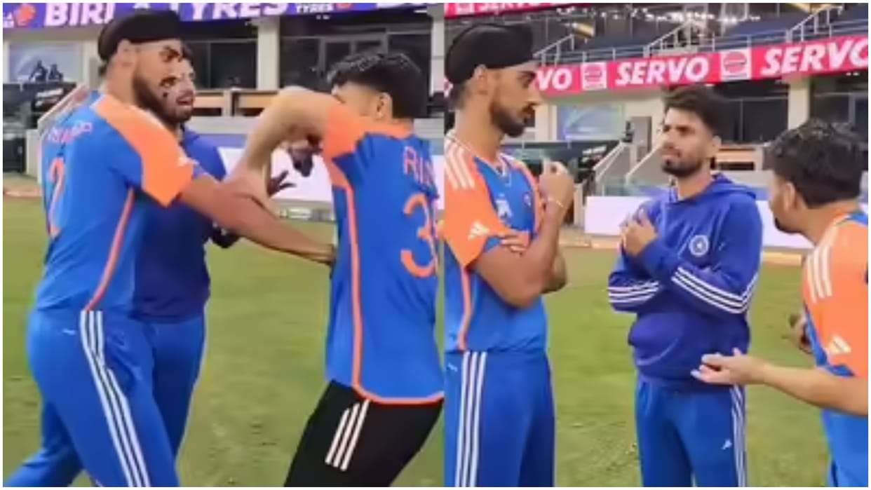 IND vs SL Asia Cup 2025: Rinku Singh Hilarious Dig at Arshdeep Singh Video Goes Viral After Super Over Jitesh