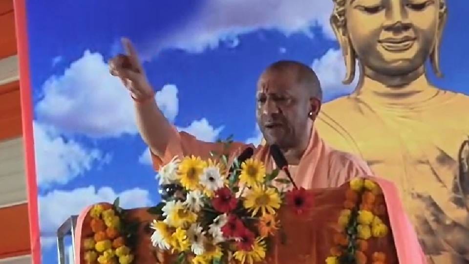 Yogi said in Shravasti If any disruption in Hindu festival by putting women and children in front we not spare