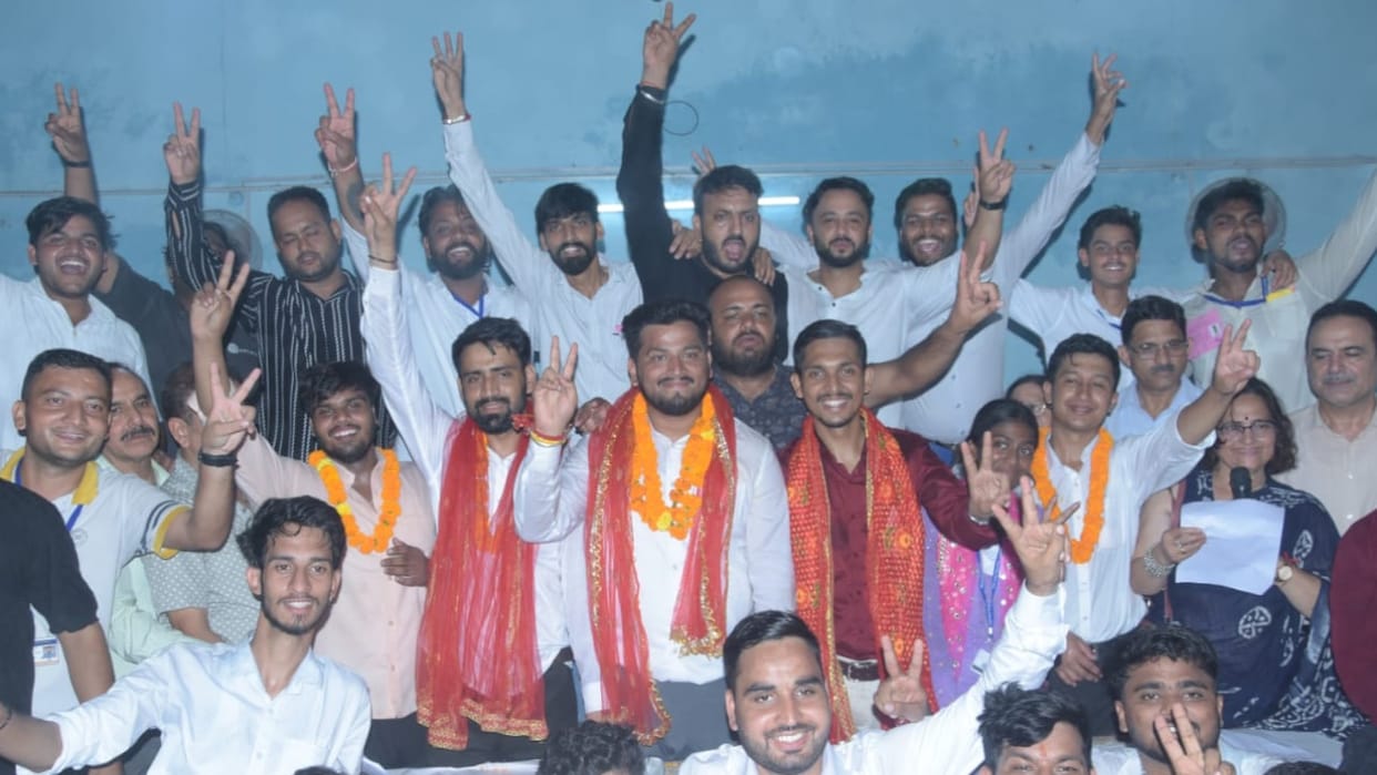 Student Union Elections 2025 ABVP once again wins the DAV PG College President post Dehradun News