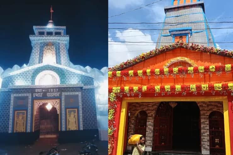 Bihar News : आकर्षक पंडाल मोह रहे मन।