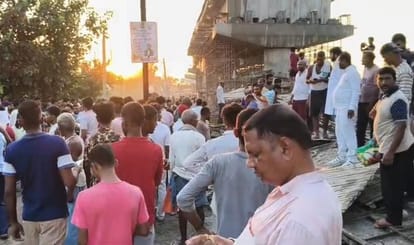 Bihar News: Under-construction railway overbridge collapses in Bihar, injuring six workers; Nalanda News