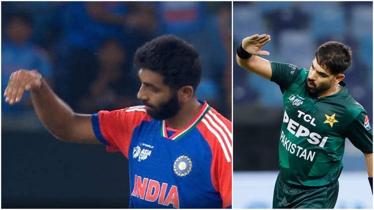 Ind Vs Pak Final Asia Cup 2025 Bumrah Action After Haris Rauf Wicket Watch Video Photo – Amar Ujala Hindi News Live