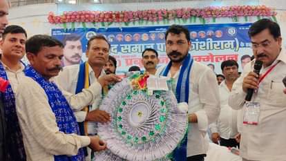 मुरादाबाद पहुंचे नगीना सांसद चंद्रशेखर आजाद