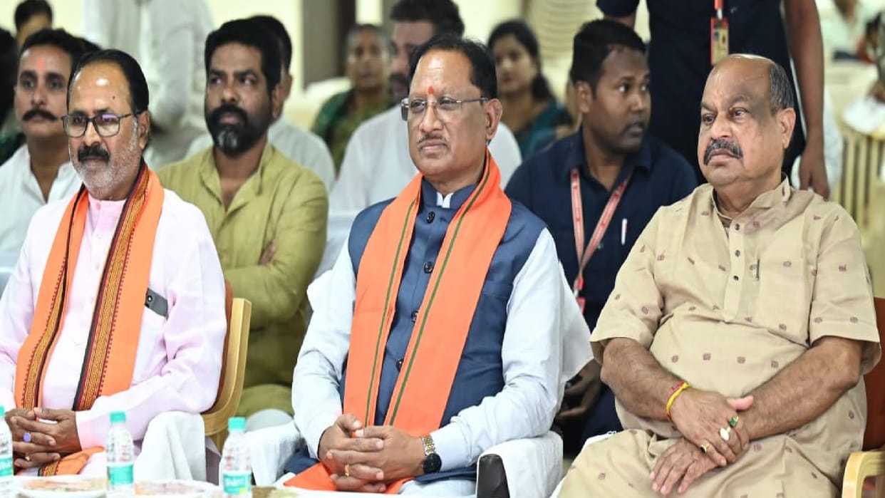 CM Vishnudev Sai listened to the 126th episode of PM Modi's 'Mann Ki Baat' programme in Chhattisgarh