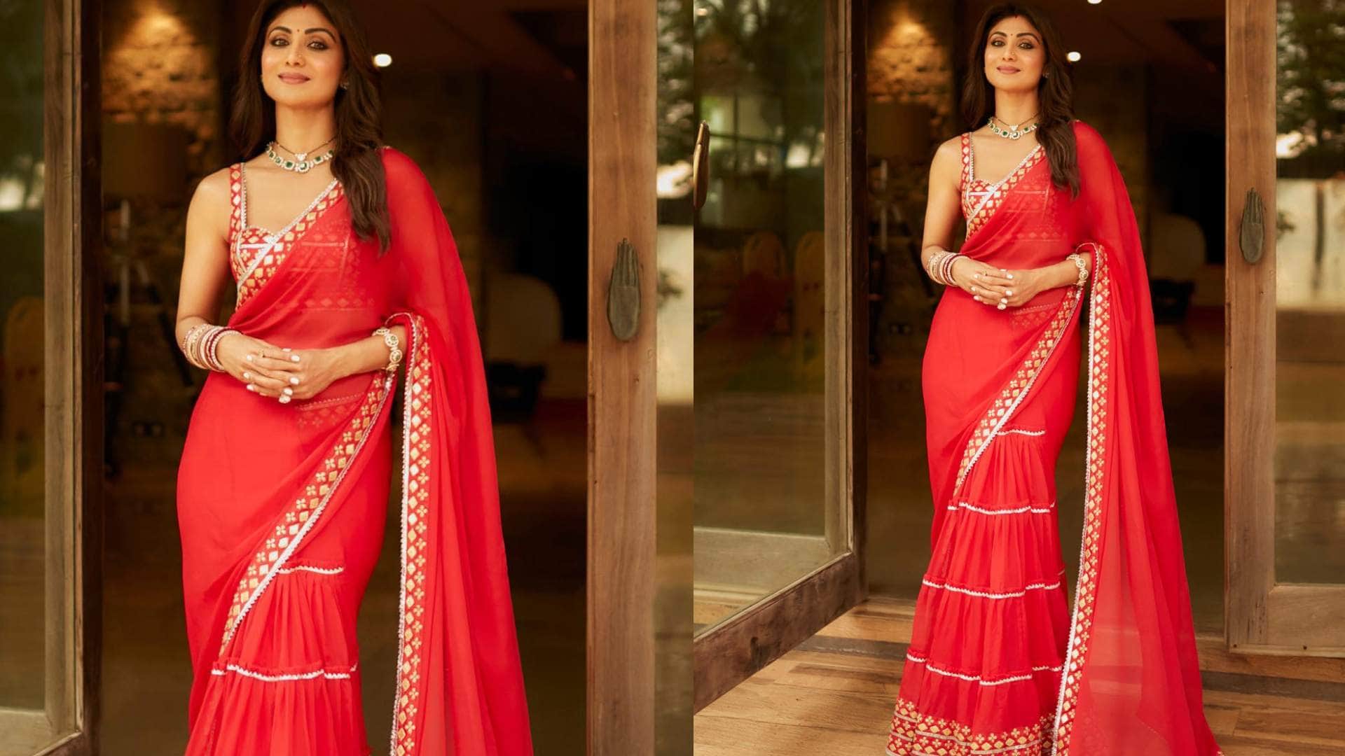 karwa chauth 2025 inspired look inspired by bollywood actress