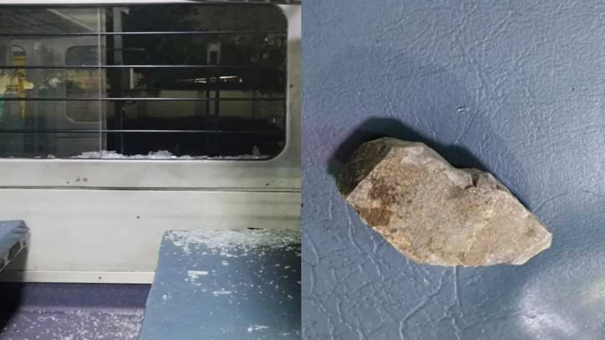 Incidents of stone pelting on trains in Panipat