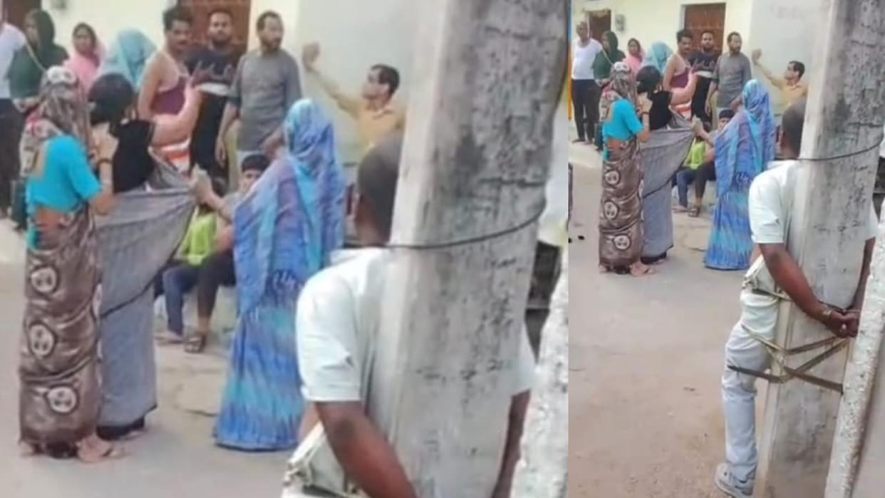 The young man was at his girlfriend's house: the wife who arrived at the scene was furious.