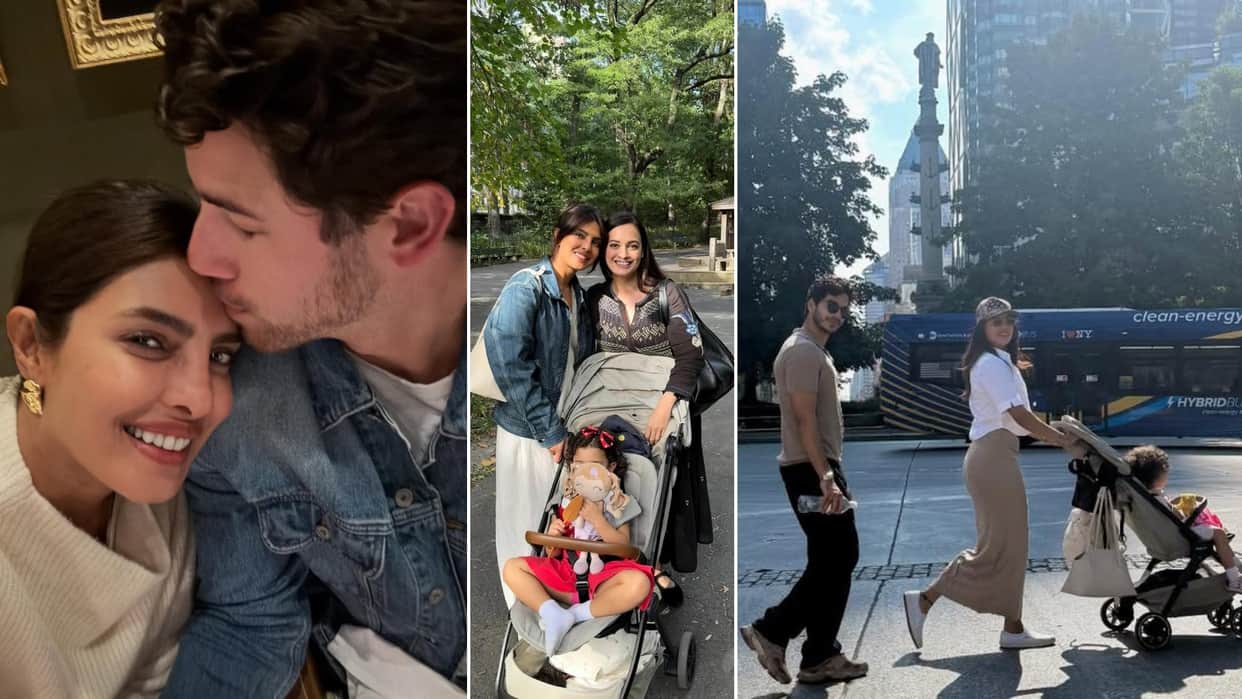 priyanka chopra daughter malti nick jonas in new york hangs out with ishaan khatter and dia mirza