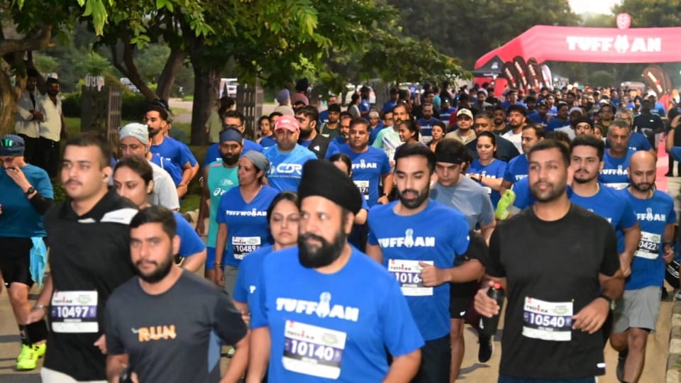 Tuffhman Half Marathon in Chandigarh people ran and gave message of fitness