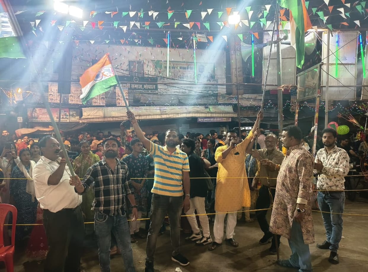Bhopal: India's historic win in the Asia Cup final, celebrations in Bhopal, Bharat Mata ki Jai echoing from Du