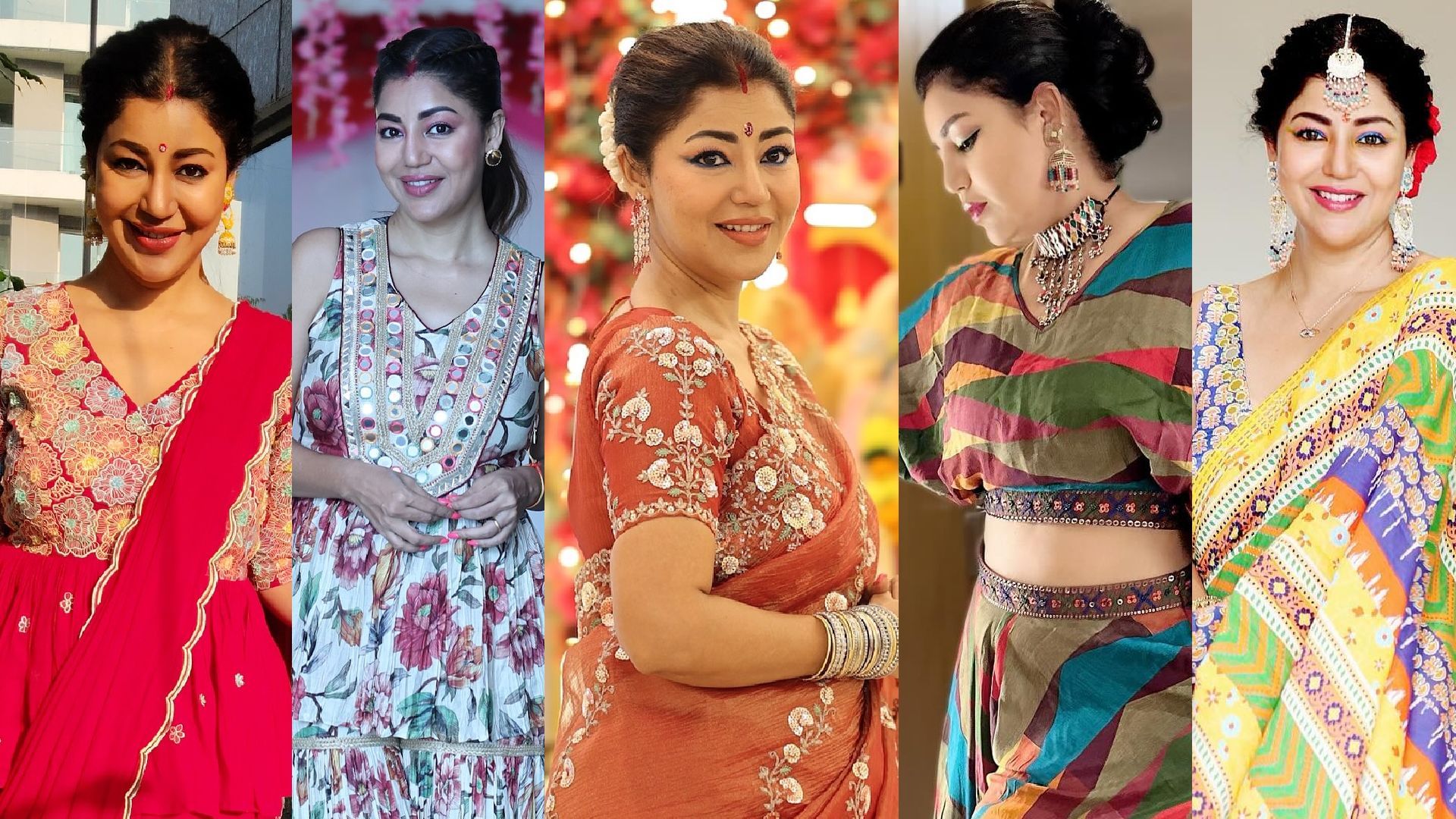 Dussehra 2025 try these ethnic looks inspired by debina bonnerjee