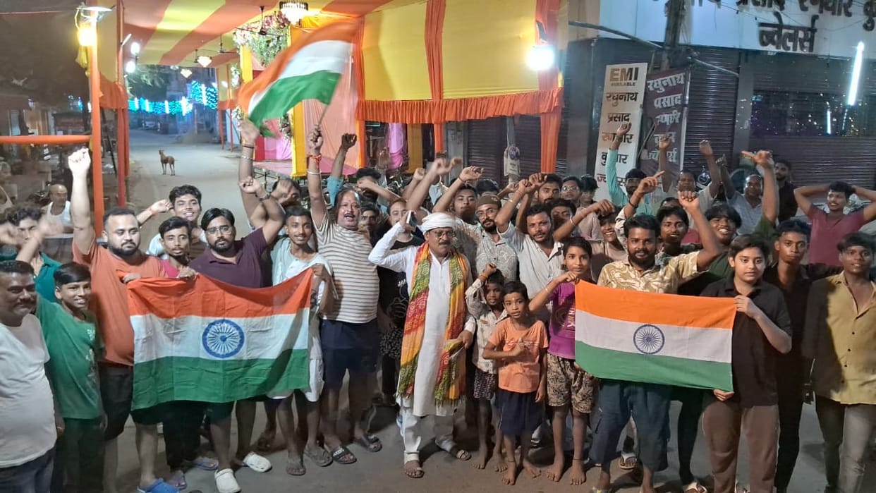 India defeated Pakistan in the Asia Cup, victory celebrated in Muzaffarpur.
