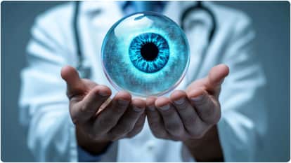 world first corneal transplant to regain sight after woman left completely blind