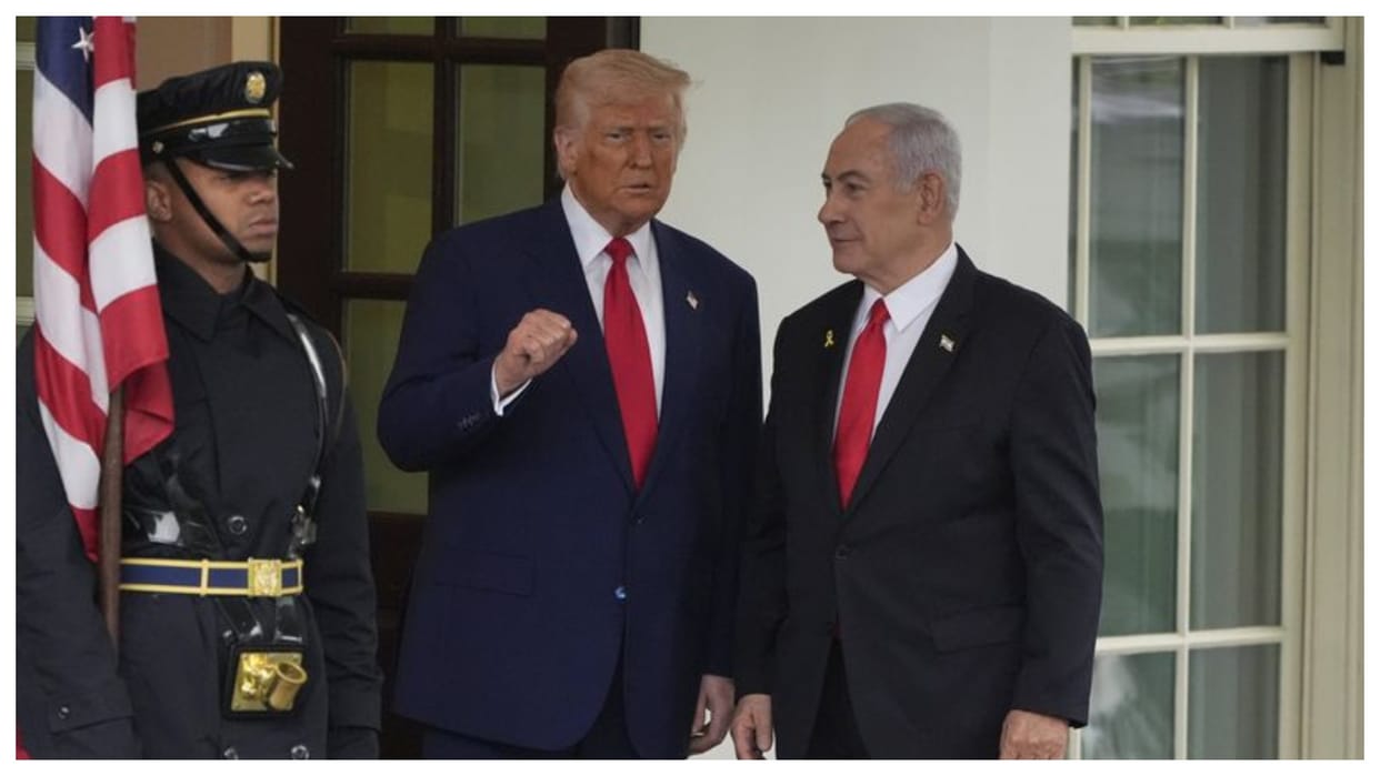 israel pm benjamin Netanyahu donald Trump meeting to end war in Gaza middle east