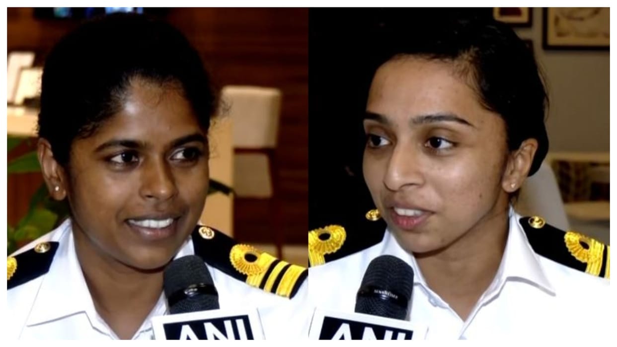 indian navy officers said honoured after pm modi hails navika sagar parikrama in mann ki baat