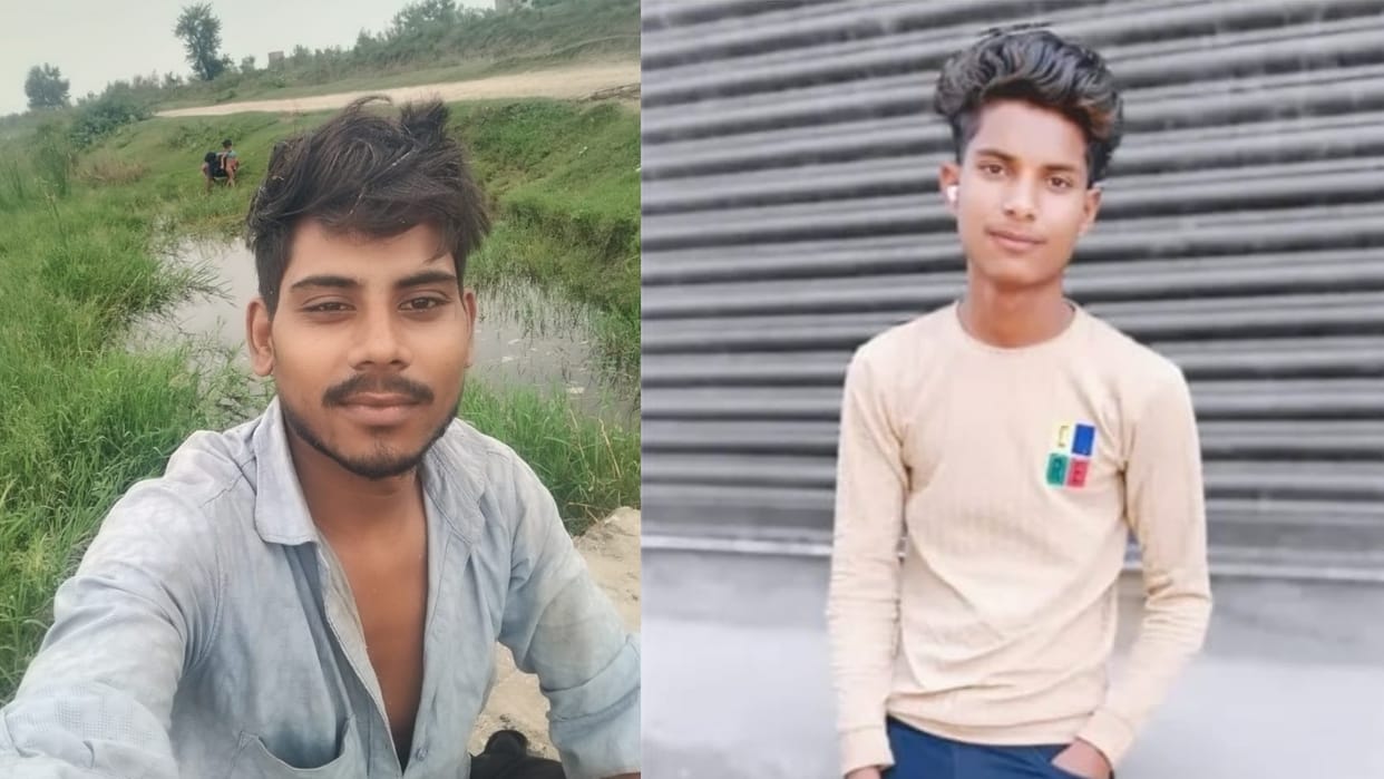 An unknown vehicle hit a bike two died in Nigohan Lucknow.