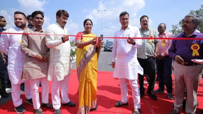 Delhi CM Rekha inaugurated the Nand Nagri flyover