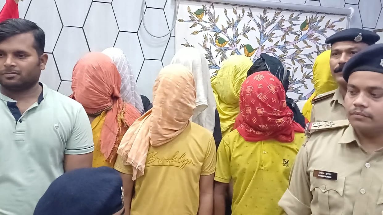 Bihar news: Jamul police Has exposed notorious  bike lifter gang. Eight were arrested in jamui news
