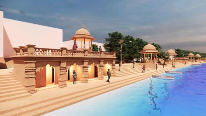 Kanpur: Work on Siddhnath Ghat began three months ago, and groundbreaking ceremony has now taken place