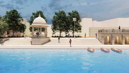 Kanpur: Work on Siddhnath Ghat began three months ago, and groundbreaking ceremony has now taken place