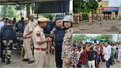 Rajasthan News: Tension in Dungarpur due to rumors of youth's death, police vehicle pelted with stones; Dowada