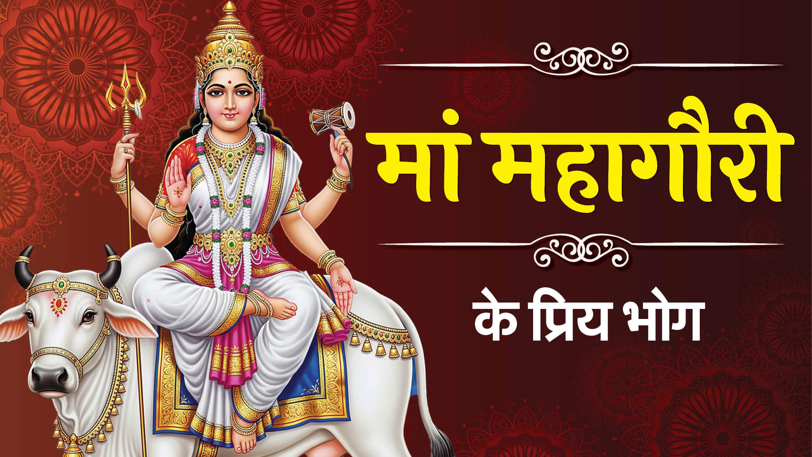 Shardiya Navratri Day 8 Maa Mahagauri Mantra Arti Puja vidhi maha ashtami 2025 shubh muhurat