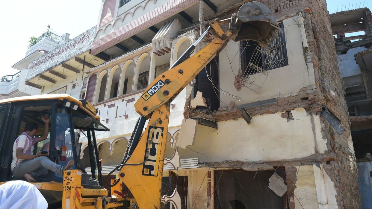 bulldozer action to Padma Shri Olympian Mohammad Shahid including homes of 13 people in Varanasi
