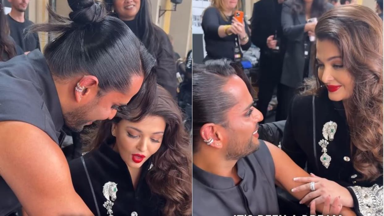 Aishwarya Rai Surprises Influencer Aditya Madiraju With A Special Gift video goes viral