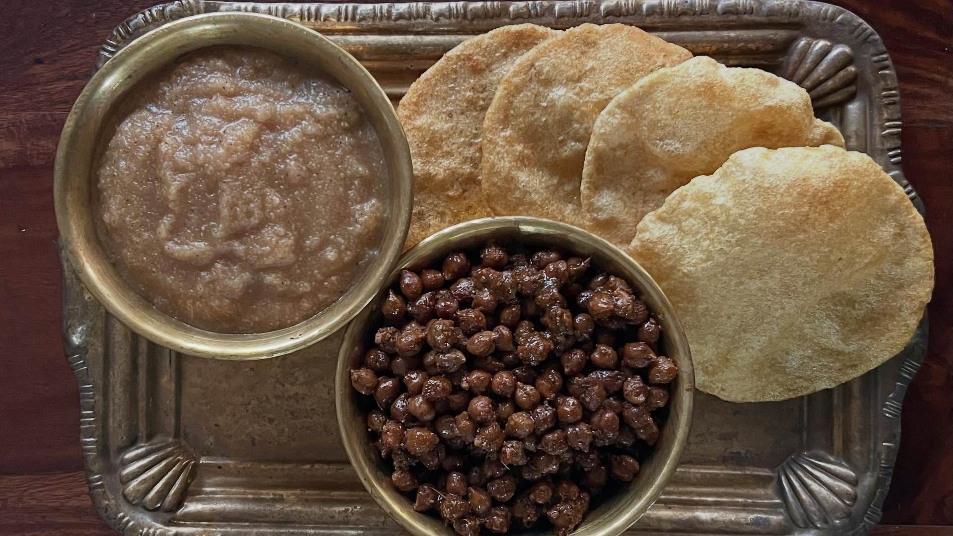 Halwa Poori Chana Recipe in Hindi for Mahanavami 2025 puja Traditional Prasad for Maa Siddhidatri
