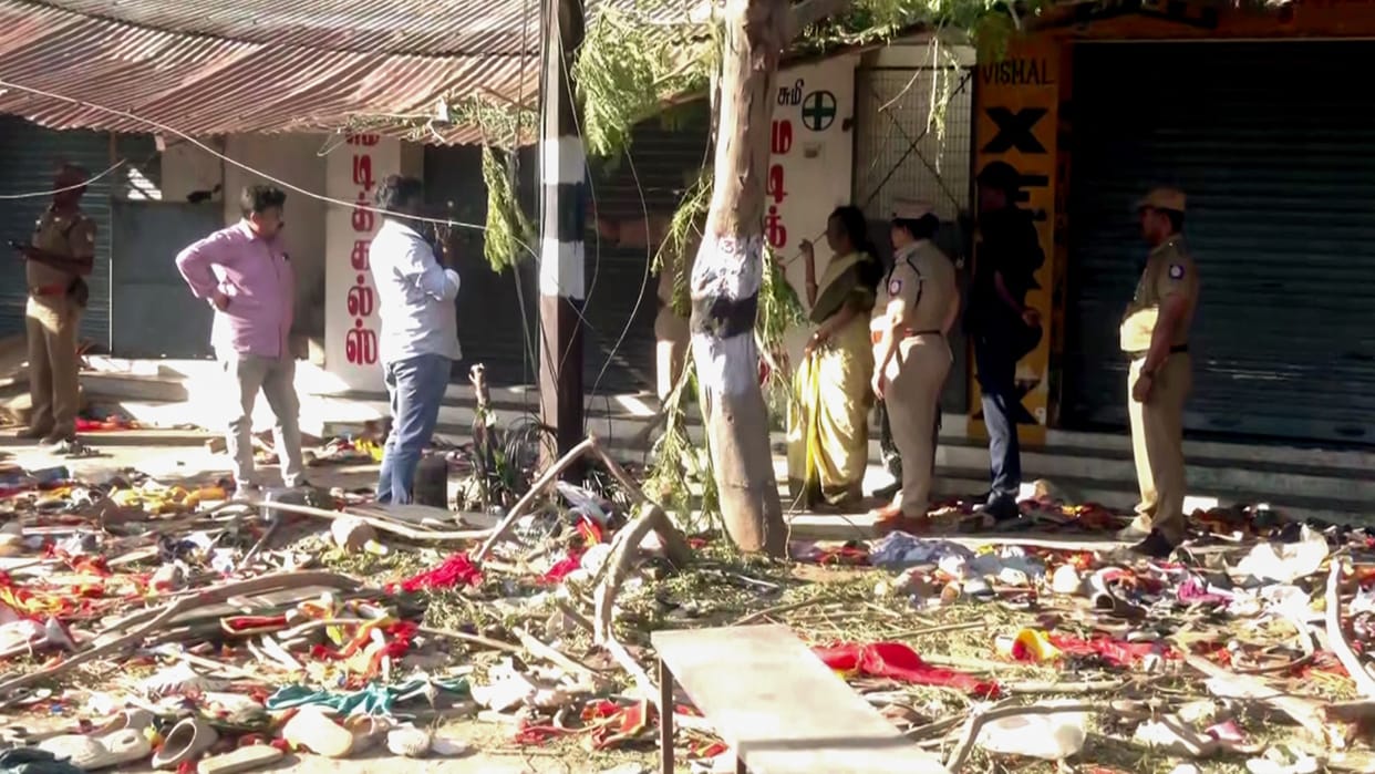 Karur stampede updates NDA fact finding team Tamil Nadu demands CBI probe