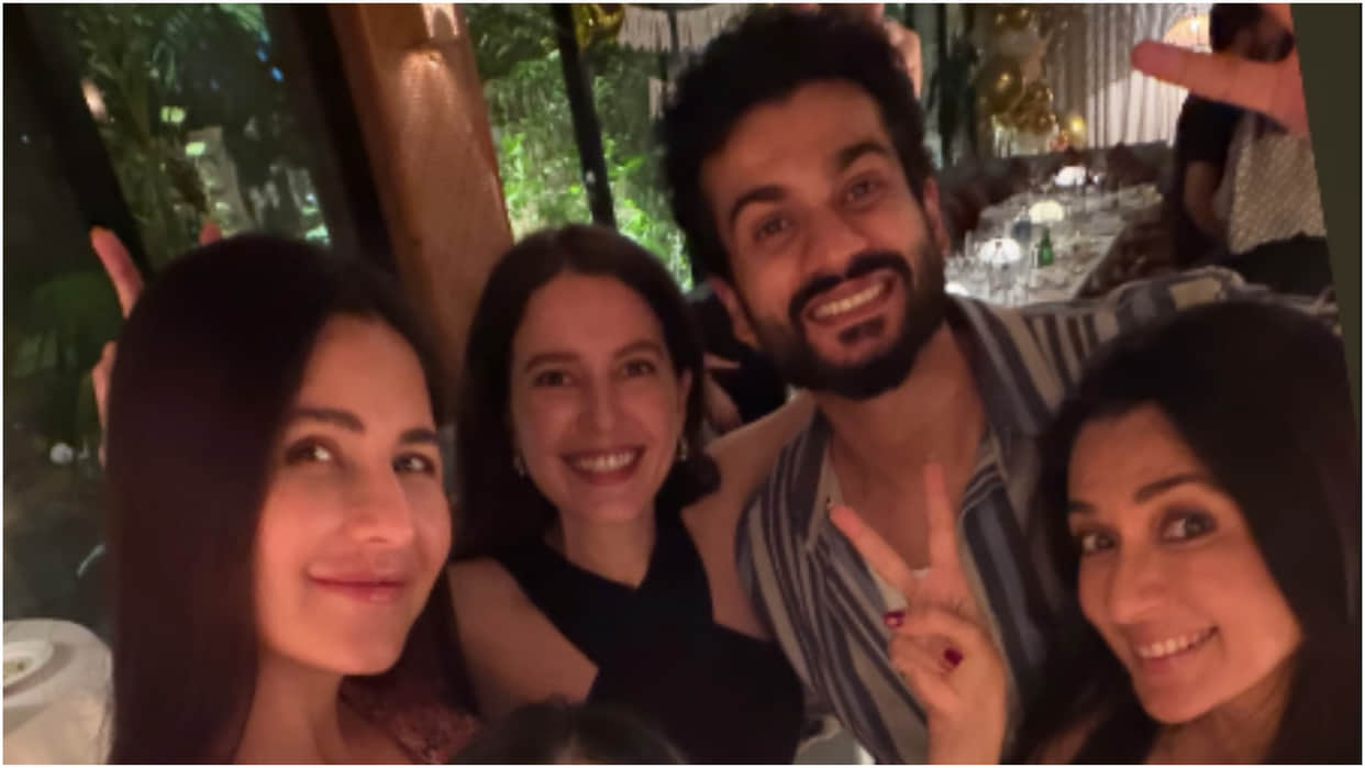 Katrina Kaif First Photo After Announcement Of Her Pregnancy In Sunny Kaushal Birthday Bash Looking Beautiful