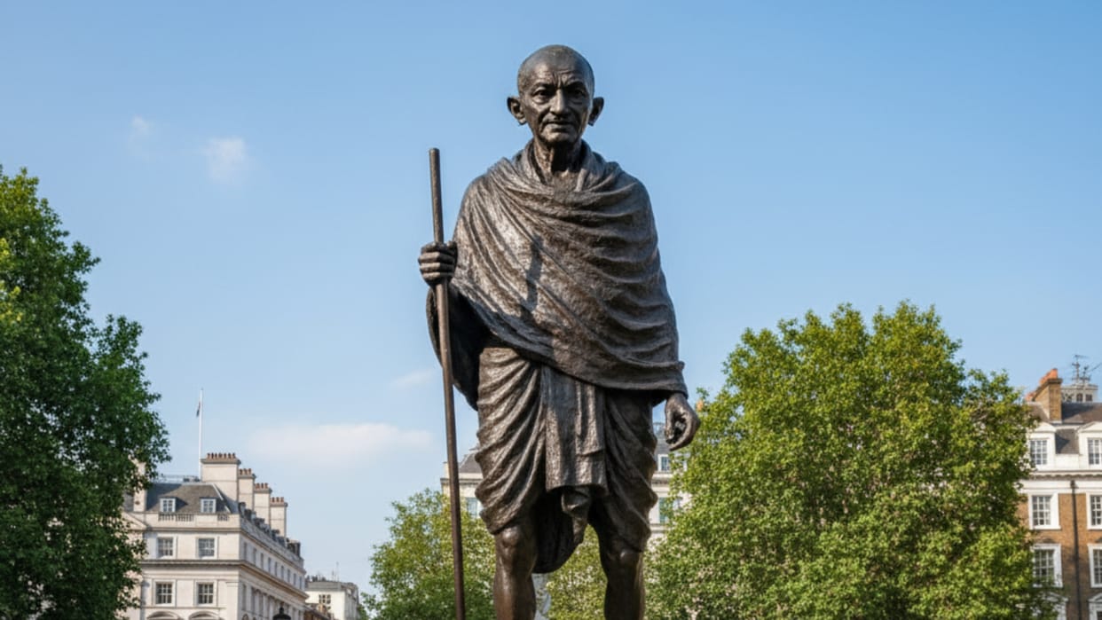 Mahatma Gandhi statue vandalized in London India expresses strong displeasure and demands investigation
