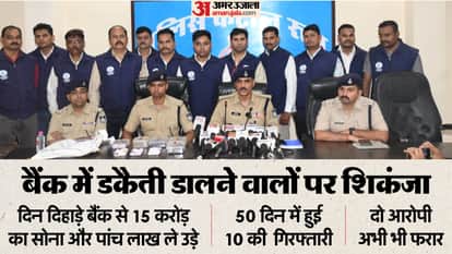 Jabalpur News: Isaf Small Finance Bank robbery mastermind arrested from Bihar, 3.4 kg gold recovered