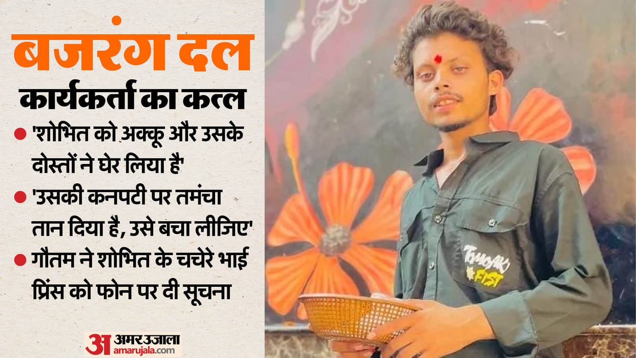 moradabad murder Save Shobhit Akku put a gun at him Gautam called his cousin and informed him