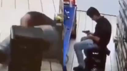 स्टोर में बंदूक से छेड़छाड़ कर रहा था शख्स