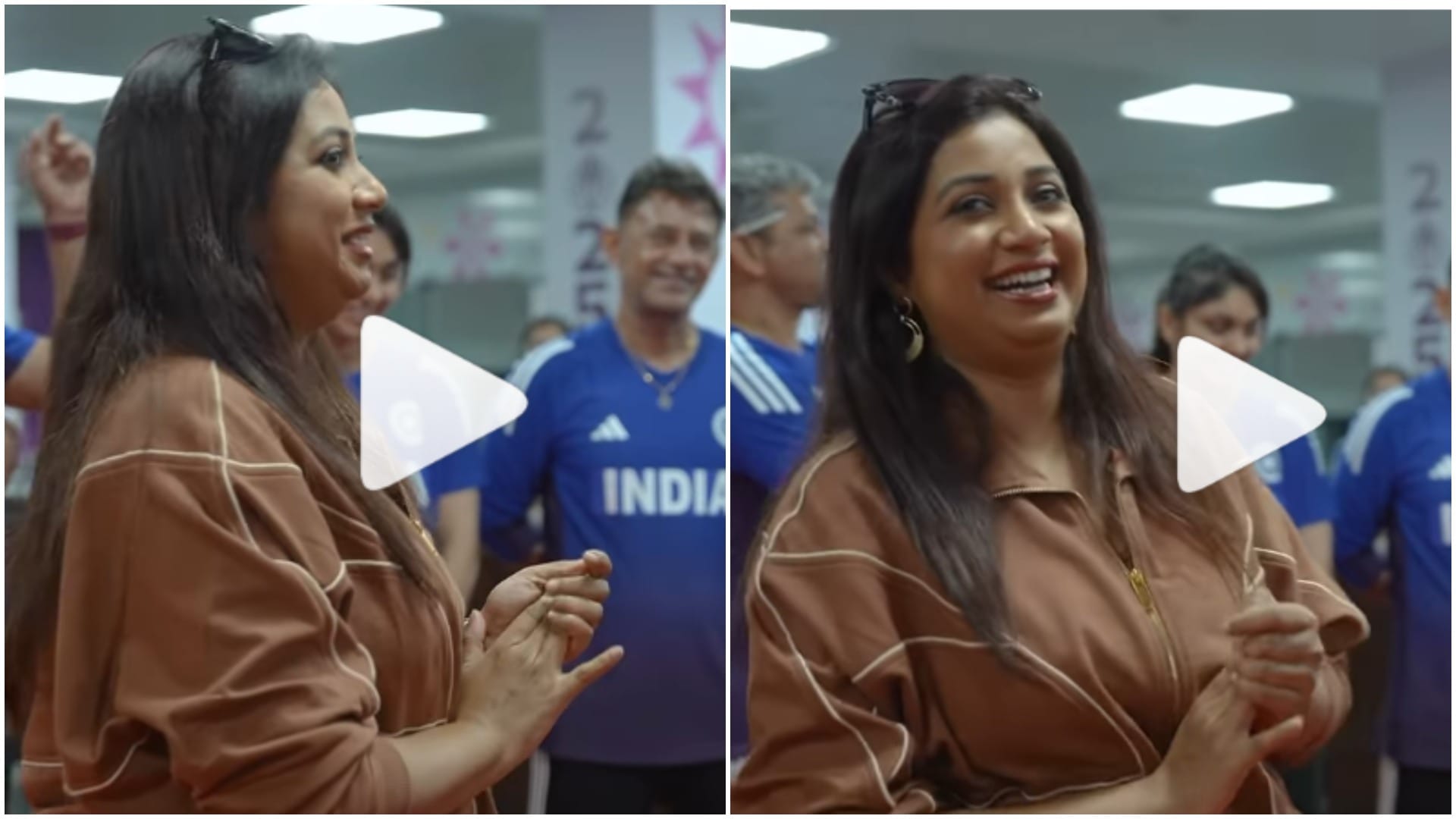 Womens World Cup Video: Shreya Ghoshal Visits Team India Dressing Room, Sings ‘Piyu Bole’ With Players