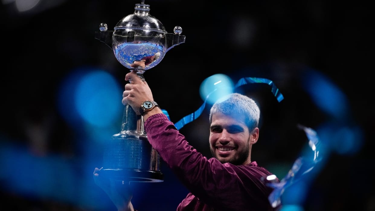 Carlos Alcaraz defeated Fritz to win the Japan Open winning his eighth singles title of the year