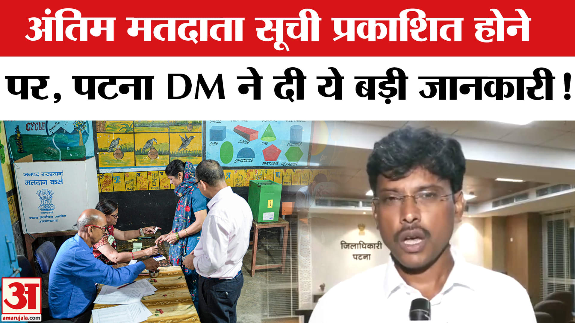 Bihar Final Voter List Update :अंतिम मतदाता सूची प्रकाशित होने पर पटना के DM ने दी ये बड़ी जानकारी